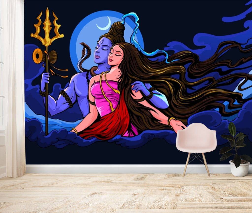 Shiva Parvati Wallpaper – Myindianthings
