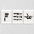 Anime Blade Snake Fish, Set Of 3