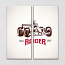 F1 Racing Wall Art, Set Of 2