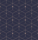 Golden Line 3D Art Self Adhesive Sticker For Table