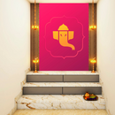 Pink Geomatric Bappa Sticker