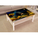 Deer In Golden Valley Art Self Adhesive Sticker For Table