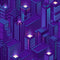 Purple Isometric Wallpaper