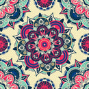 Rangoli Mandala Art Self Adhesive Sticker For Table