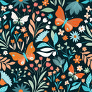 Mixed Color Flower Wallpaper