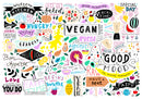 Cafe Vegan Sketch Customize Wallpaper