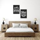 Biker Quotes Wall Art, Set Of 2