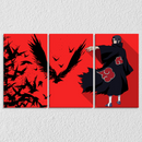 Itachi Naruto Art, Set Of 3