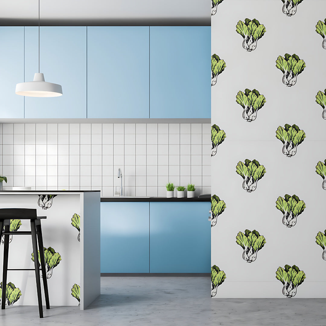 Green Leafs Veggies Customize Wallpaper
