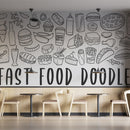 Food Doodle Customize Wallpaper