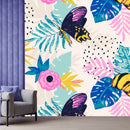 Butterfly & Roses Wallpaper