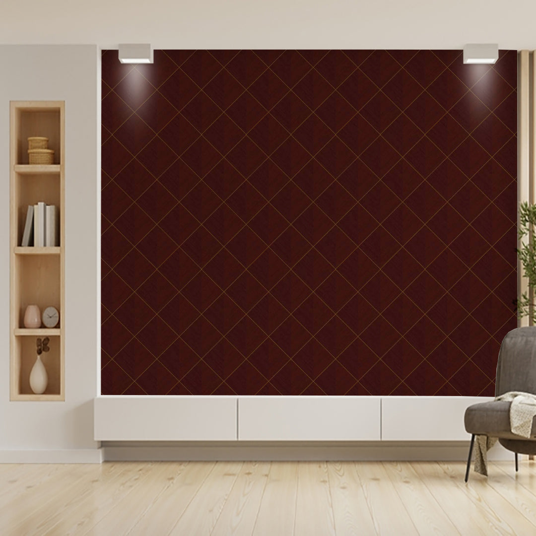 Nyka Geometric Diamond Pattern Wallpaper