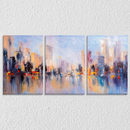 Skyline City View, Set Of 3