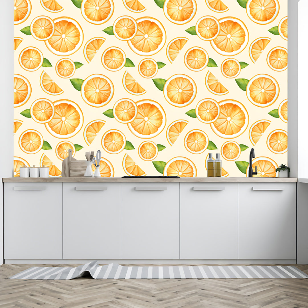 Orange Sketch Customize Wallpaper