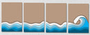 Beach Inspired Wall Art 13, Set Of 4
