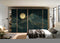 Golden Mountain Painting Self Adhesive Sticker For Wardrobe