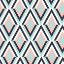 Diamond Shape 3D Pattern Self Adhesive Sticker For Wardrobe