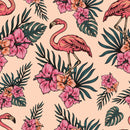 Flamingo Floral Wallpaper