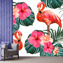 Floral White Background