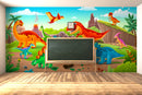 Dinosaurs School Wallpaper