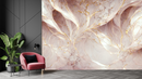 3D Peach Marble Wallpaper