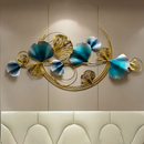 Blue Half Rings Wall Art