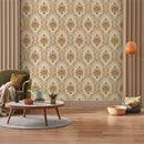 Moksh Damask Seamless Wallpaper
