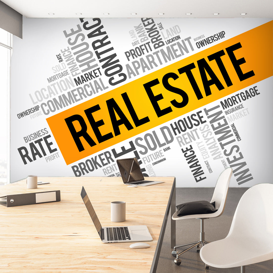 Real Estate White Wallpaper