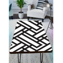 Black White Box Texture Self Adhesive Sticker For Table