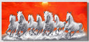 7 Horses Landscape Wall Art 7