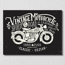 Vintage Biker Quote Wall Art