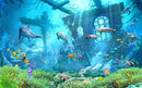 Blue Underwater Customize Wallpaper
