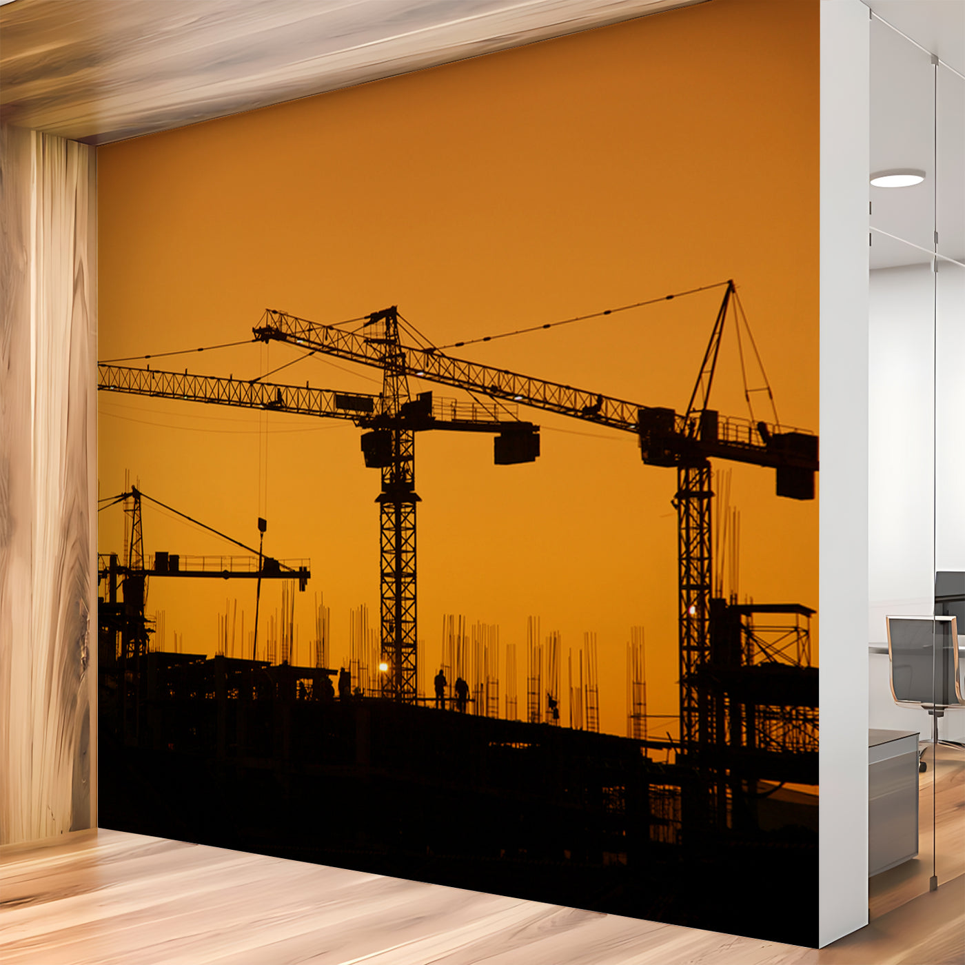 Tower Crane Construction Wallpaper