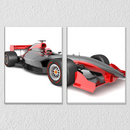 F1 Racing Wall Art, Set Of 2