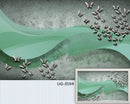 Small butterflies in air art