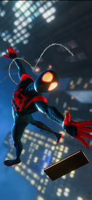 Spiderman On Work Anime Self Adhesive Sticker For Refrigerator