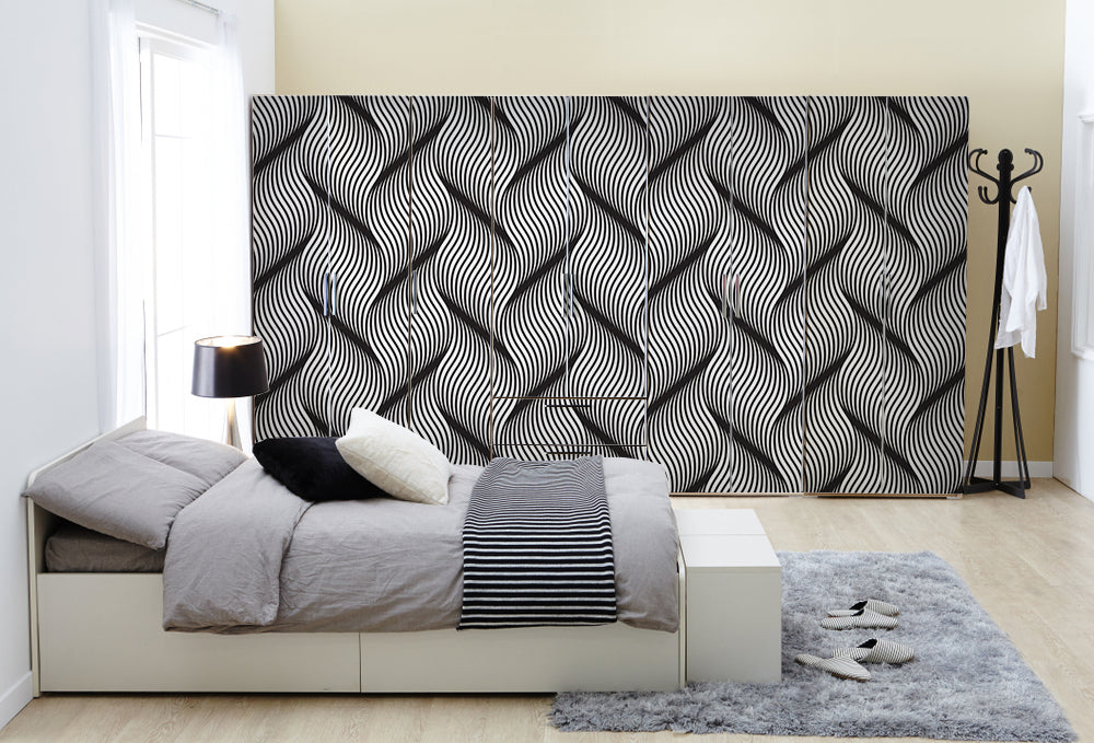 Snake Knot 3D Self Adhesive Sticker For Wardrobe