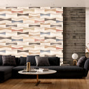Chevron Wave tile Customised Wallpaper