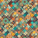 Multi Mandala Art Pattern Self Adhesive Sticker For Table