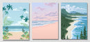 Beach Inspired Wall Art 9, Set Of 3