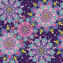 Multi Floral Mandala Art Self Adhesive Sticker For Table