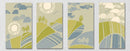Nature Landscape Wall Art 14, Set Of 4