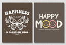 Happy Mood Wall Art, Set Of 2