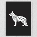 German Shepherd Wall Art