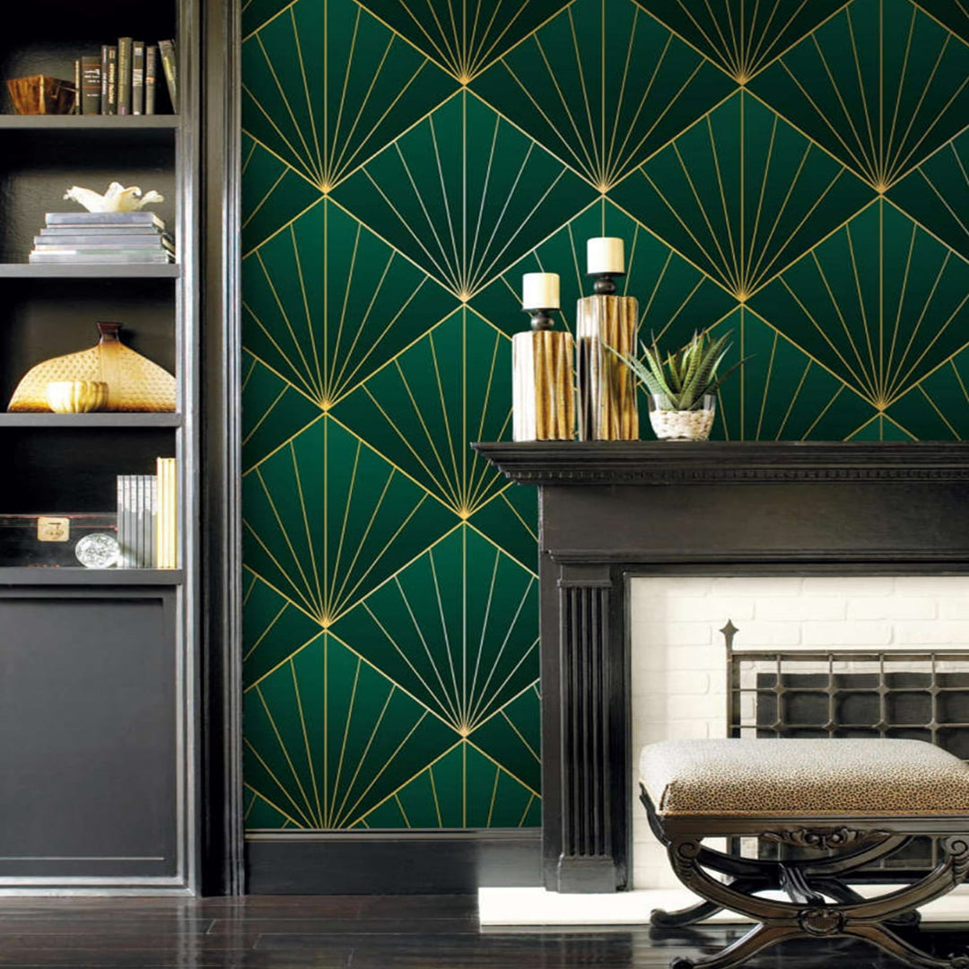 Remdesivir Turquoise Gold Wallpaper