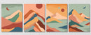 Nature Landscape Wall Art 18, Set Of 4