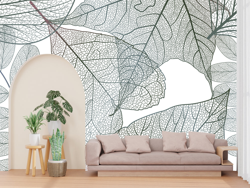Leaf Abstract Customized Wallpaper