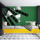 Badminton Urban Style Abstract Wallpaper