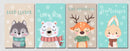 Wisdom By Animals Art, Set Of 4