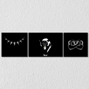 Black Panther Wall Art, Set Of 3